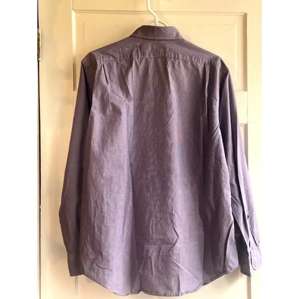 POLO Ralph Lauren Long‎ Sleeve Shirt Size 16 1/2 -34/35 Blue Checked